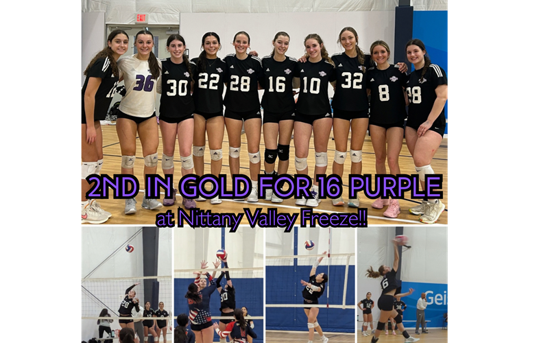 16 Purple finishes 2nd in Gold at Nittany Valley Freeze!